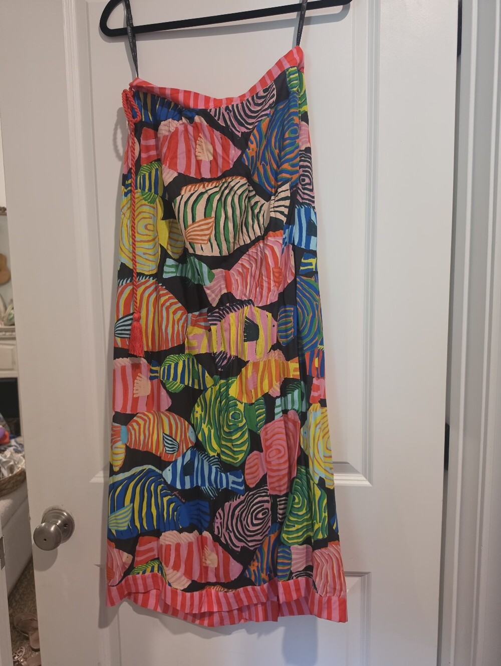 NWT Farm Rio Fish Wrap Skirt - Picture 6 of 7